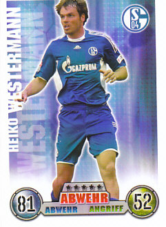 Heiko Westermann Schalke 04 2008/09 Topps MA Bundesliga #274